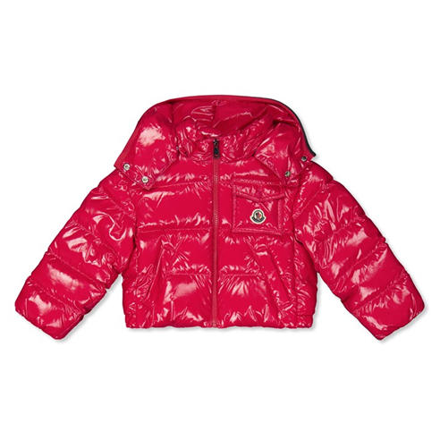 MONCLER - Kids' Andro Duck Down Detachable Hood Short Puffer Jacket