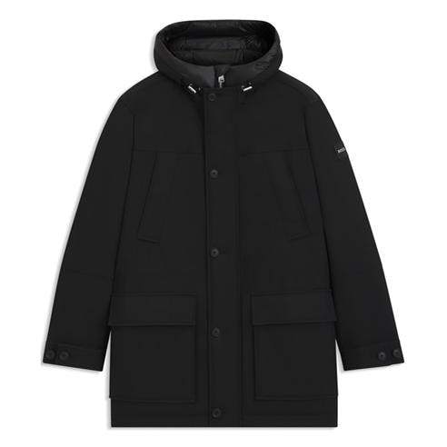 Boss - Men's H-Detoni Hooded Long Sleeve Button Parka
