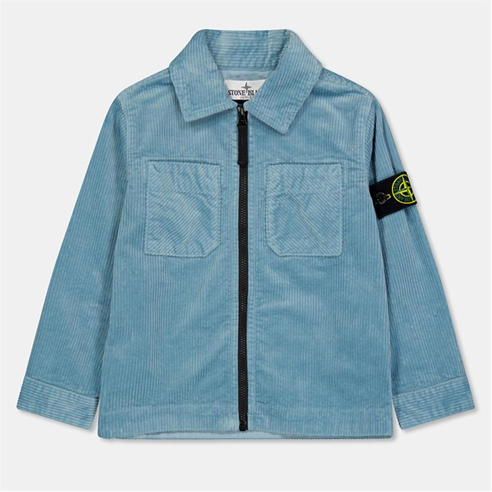 STONE ISLAND - Corduroy Overshirt Juniors