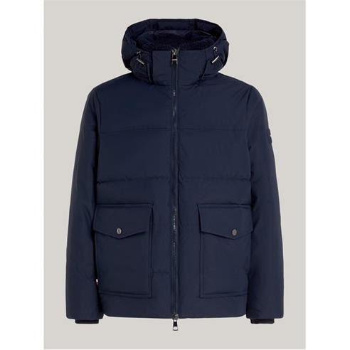 Tommy Hilfiger - Men's Rockie Utility Medium-Weight Insulated Medium Puffer Jacket
