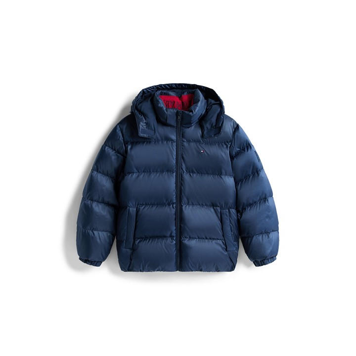 Tommy Hilfiger Boys Blue Tommy Essential Jkt Jn54 Size 9