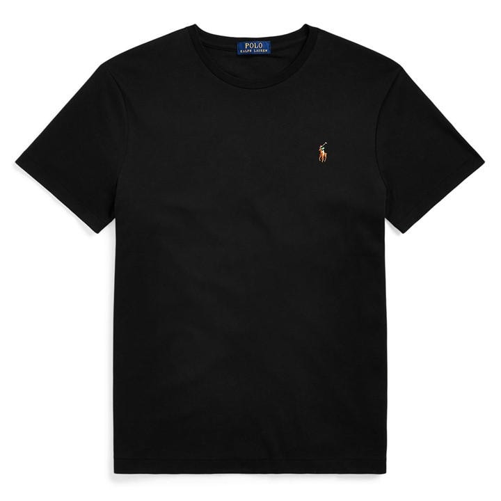 Polo Ralph Lauren Men's Black Regular Fit Pima T-Shirt - Size 2XL