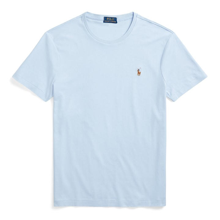 Polo Ralph Lauren Men's Blue Regular Fit Pima T-Shirt - XL