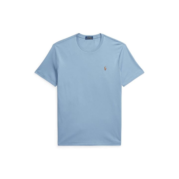 Polo Ralph Lauren Men's Blue Regular Fit Pima T-Shirt - S