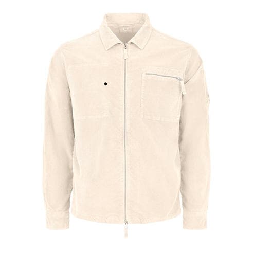 CP COMPANY - Men's Corduroy Long Sleeve Zip Overshirt