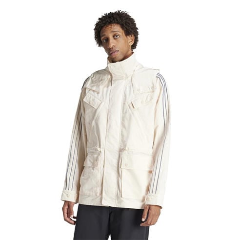 adidas Originals - Men's Adidas Originals Funnel Neck 4 Pocket 3-Stripes Windbreaker