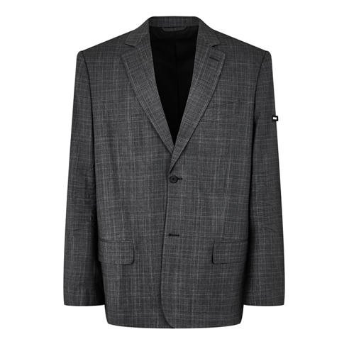BALENCIAGA - Men's  Washed Viscose Long Sleeve Lapel Blazer