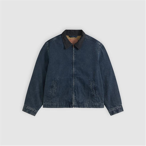 Levis - Men's Castro Full-Zip Long-Sleeve Denim Jacket