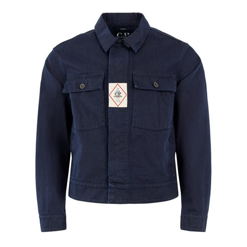 CP COMPANY - Men's Button Closure Tailored Fit Denim Jacket