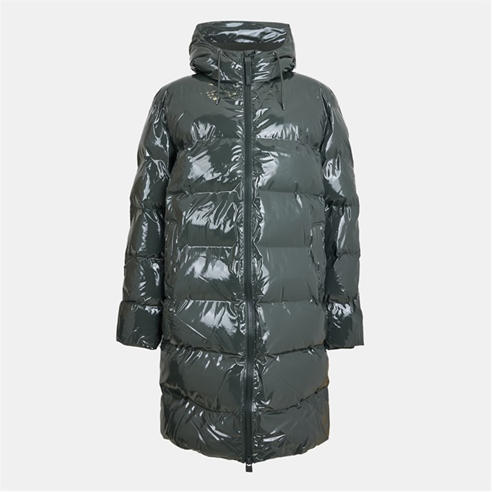 RAINS - Men's Alta Longer Waterproof Hooded Long Puffer Jacket