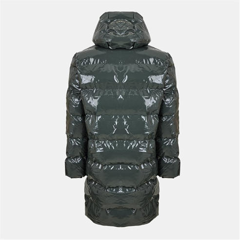 RAINS - Men's Alta Longer Waterproof Hooded Long Puffer Jacket