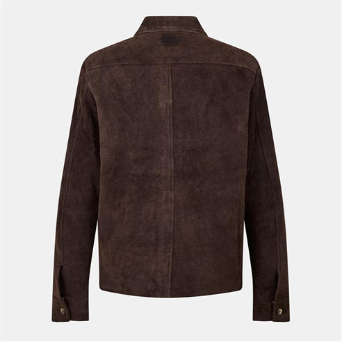 JACOB COHEN - Men's  Suede Bomber Leather Jacket