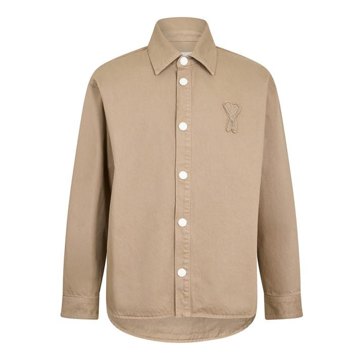 Ami Paris Men's Beige Overshirt - XL