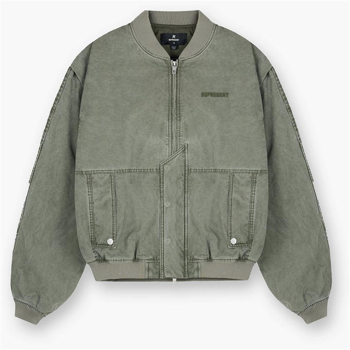 Represent Men's Bomber Jacket In Green
