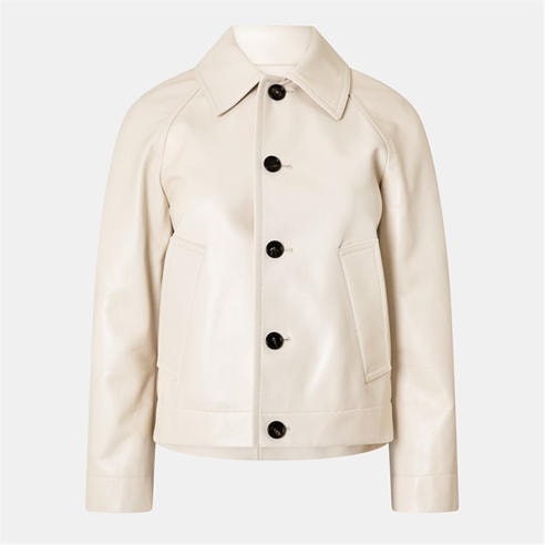 BOTTEGA VENETA - Women's Soft Nappa Concealed Zip Leather Jacket
