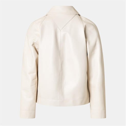 BOTTEGA VENETA - Women's Soft Nappa Concealed Zip Leather Jacket
