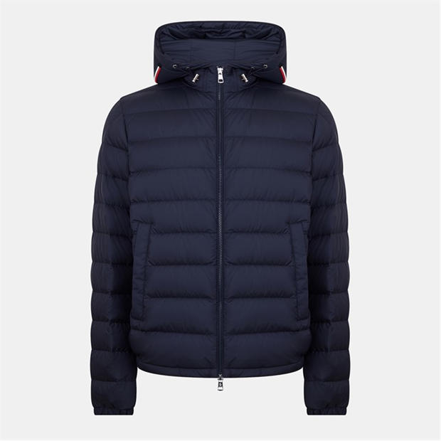 Black 999 - MONCLER - Men's Verm Hooded Medium Puffer Jacket