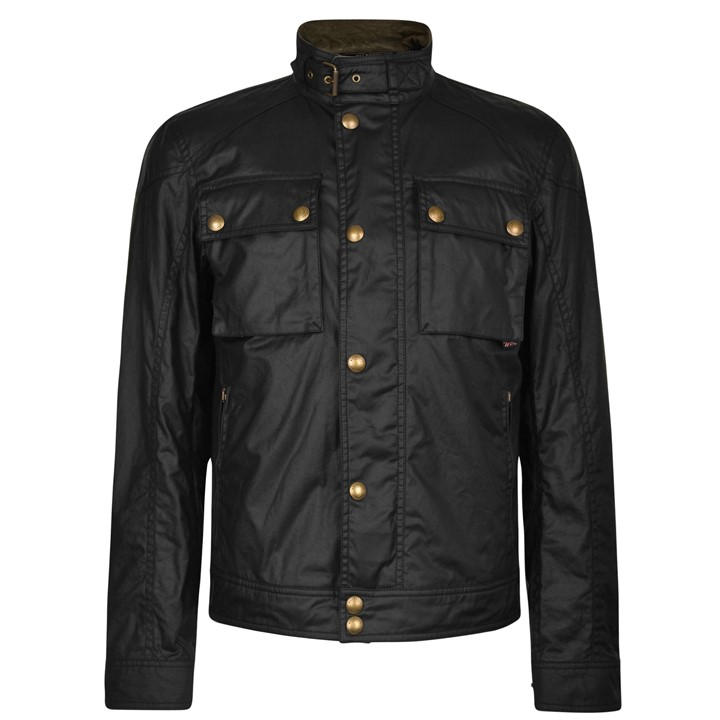 Belstaff Men's Black Racemaster Jacket 3XL