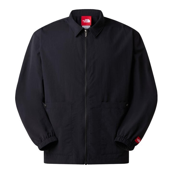 The North Face Men's Black Tnf Red Box Nylon Over Shirt