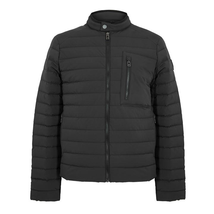 Belstaff Men's Black Insulated Short Puffer Jacket