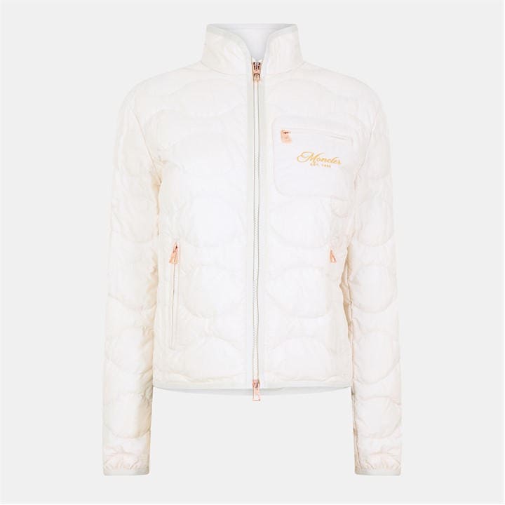 Moncler Women's Cream Tegea Jkt Size 14
