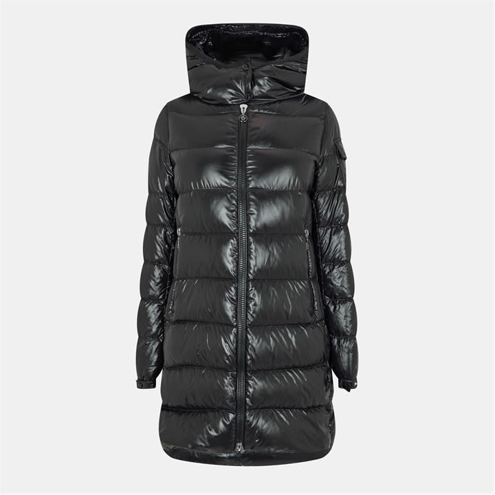 Moncler Women's Black Courcelles Down Jacket Size 16