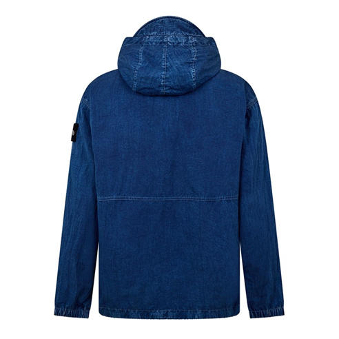 STONE ISLAND - Mens Denim Research Indigo-TC Marmo Parka