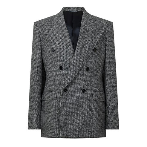 DOLCE AND GABBANA - Men's Houndstooth Wool Blazer