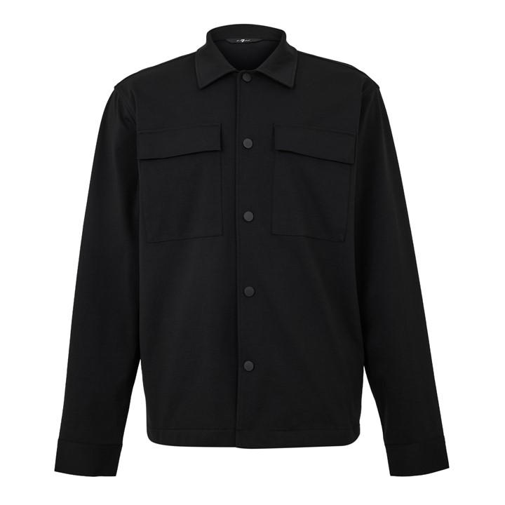 7 For All Mankind Men's Black Overshirt