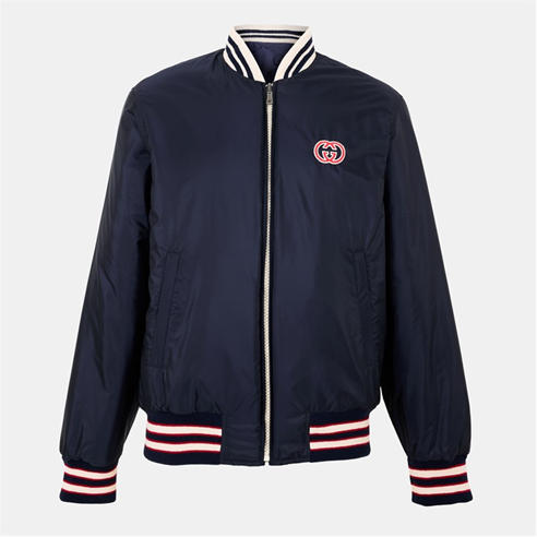 GUCCI - Men's Reversible Nylon Bomber Jacket
