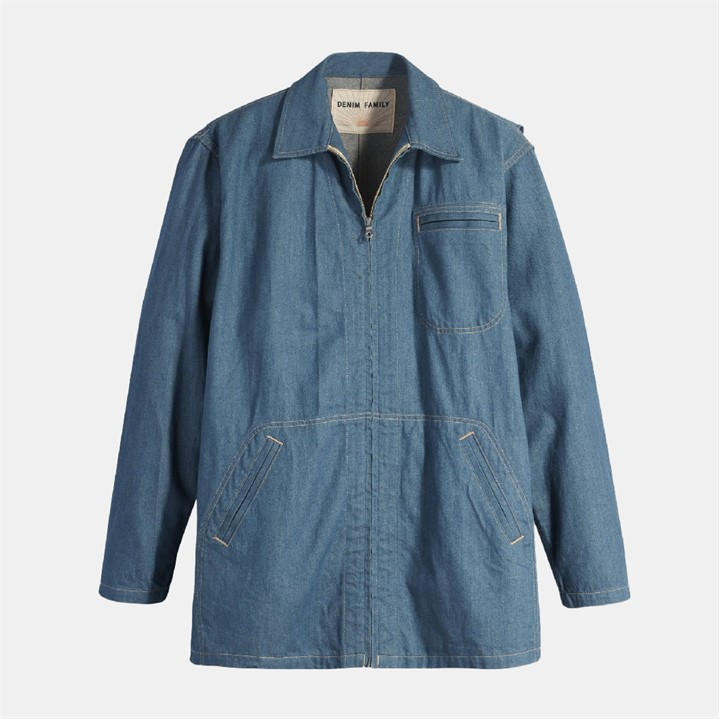 Levis Men's Blue Df Short Coat