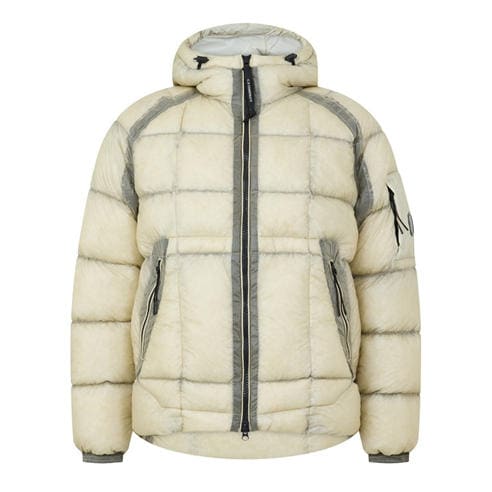 CP COMPANY - Men's DD Shell Sn64 Duck Down Full-Zip Hooded Puffer Jacket