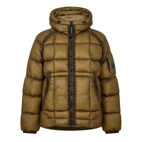 CP COMPANY - Men's DD Shell Sn64 Duck Down Full-Zip Hooded Puffer Jacket