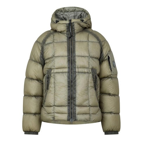 CP COMPANY - Men's DD Shell Sn64 Duck Down Full-Zip Hooded Puffer Jacket