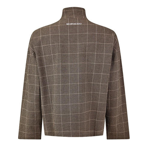 MKI MIYUKI ZOKU - Men's Check Track Overshirt