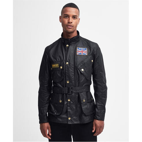 Barbour International - Men's Union Jack Wax Jacket