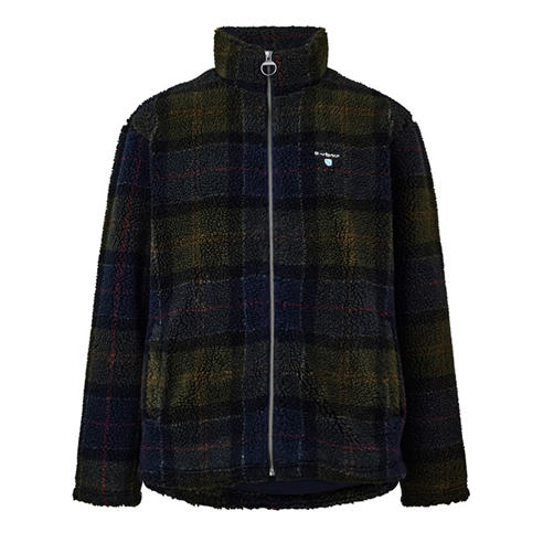 Barbour - Men's Tartan Full-Zip Teddy Coat