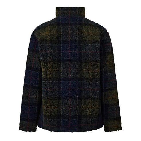 Barbour - Men's Tartan Full-Zip Teddy Coat
