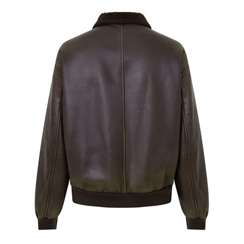 PRADA - Prada Shearling Lthr Sn64