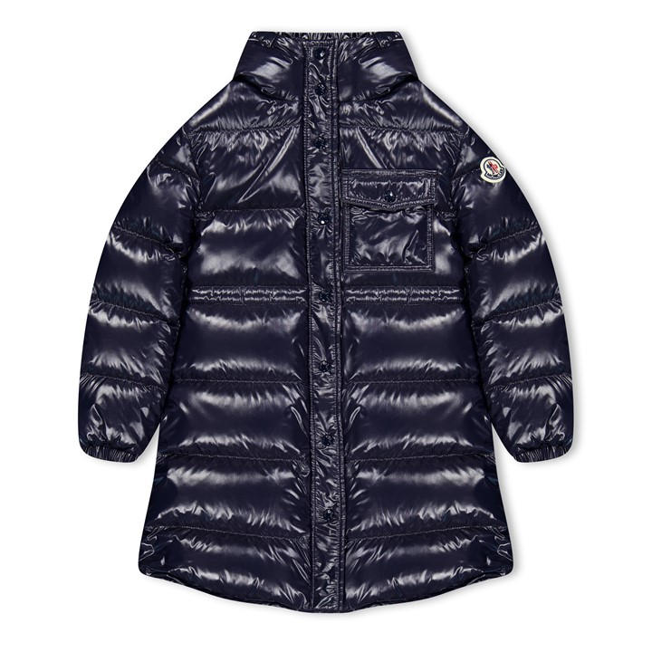 Moncler Girls Blue Dacca Down Jacket Juniors Size 4