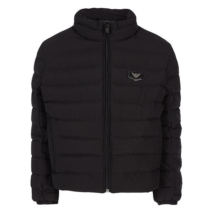 Emporio Armani Boys Black Down Padded Jacket Size 15