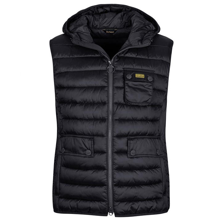 Barbour International Men's Black Ouston Gilet