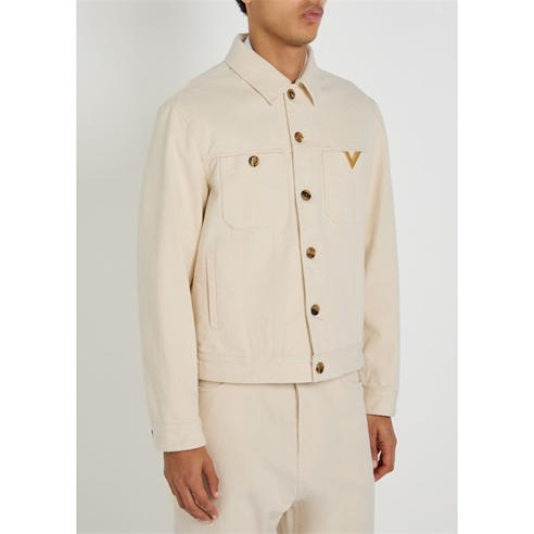 Valentino - Men's Cotton Oversized-Fit Denim Jacket