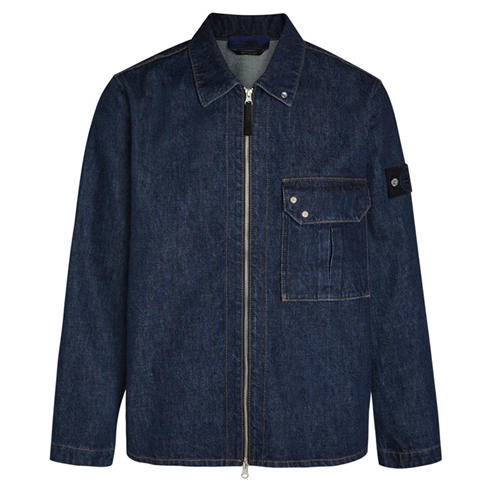 Stone Island - SI ZIP DENIM SHIRT
