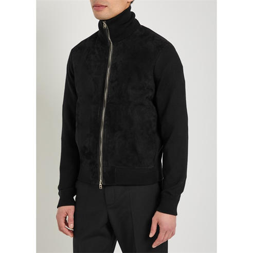 Tom Ford - TF SUEDE MERINO FULL ZIP