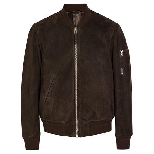 Tom Ford - TF LIGHT SUEDE BOMBER JACKET