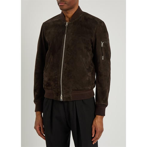 Tom Ford - TF LIGHT SUEDE BOMBER JACKET