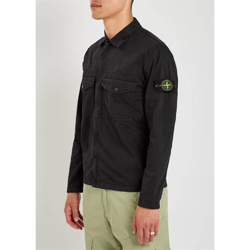Stone Island - Men's SI Badge Cotton Overshirt