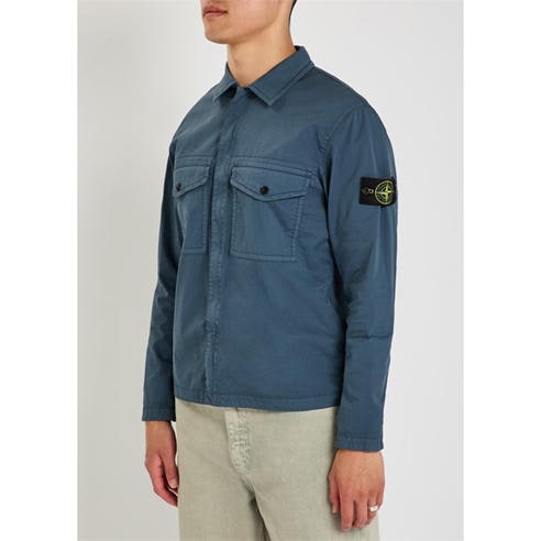 Stone Island - Men's SI Badge Cotton Overshirt