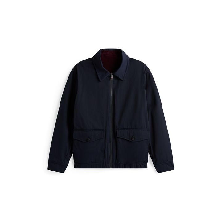 Tommy Hilfiger Men's Red Reversible Harrington Jacket